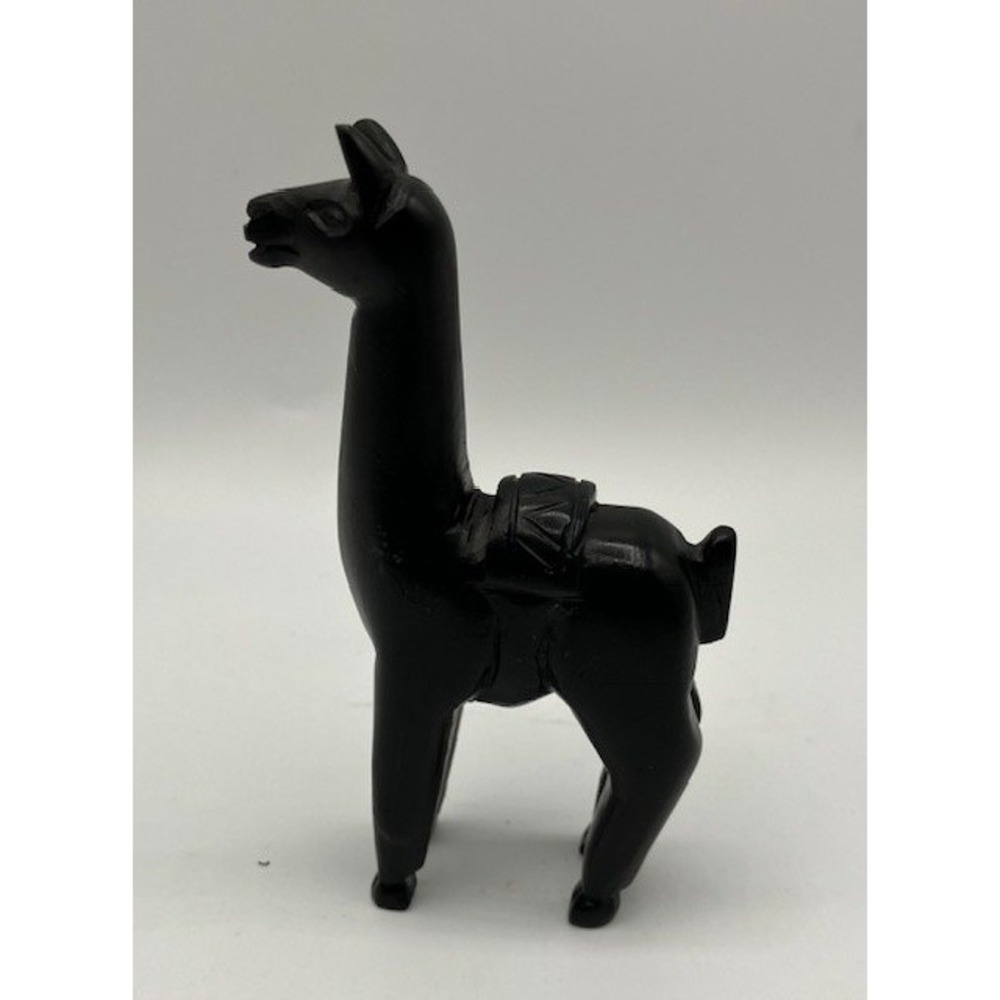 Llama Figurine Statue Enameled Metal 4"Height Nice Detailing.‎